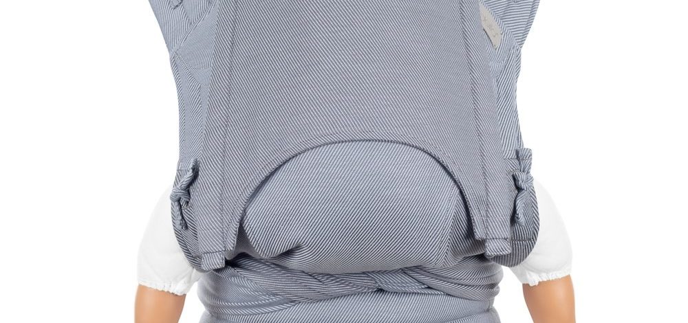 FIDELLA FLY TAI – MEI TAI BABY CARRIER – LINES – LIGHT BLUE – BABY