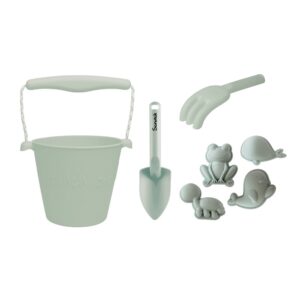 Conjunto de Praia - Balde em Silicone + acessórios Scrunch