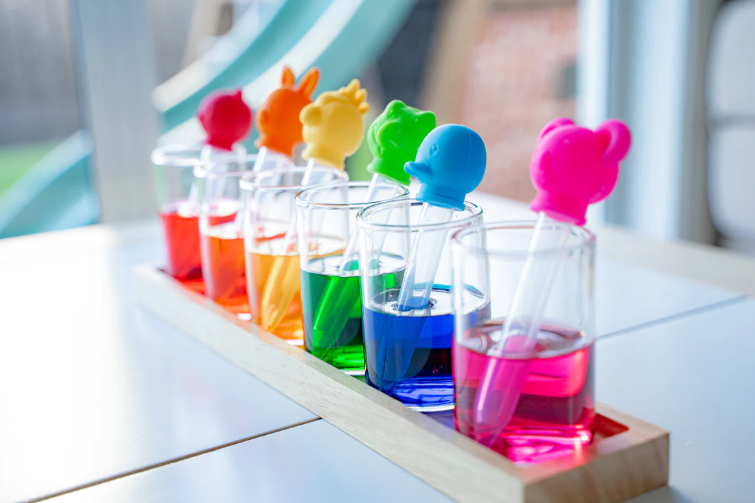Pipetas conta-gotas Montessori Curious Columbus Tartaruguita