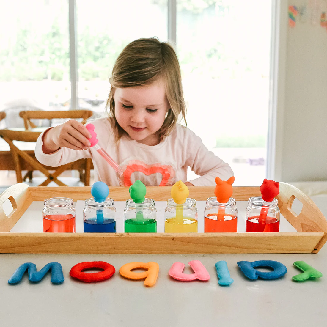 Pipetas conta-gotas Montessori Curious Columbus Tartaruguita